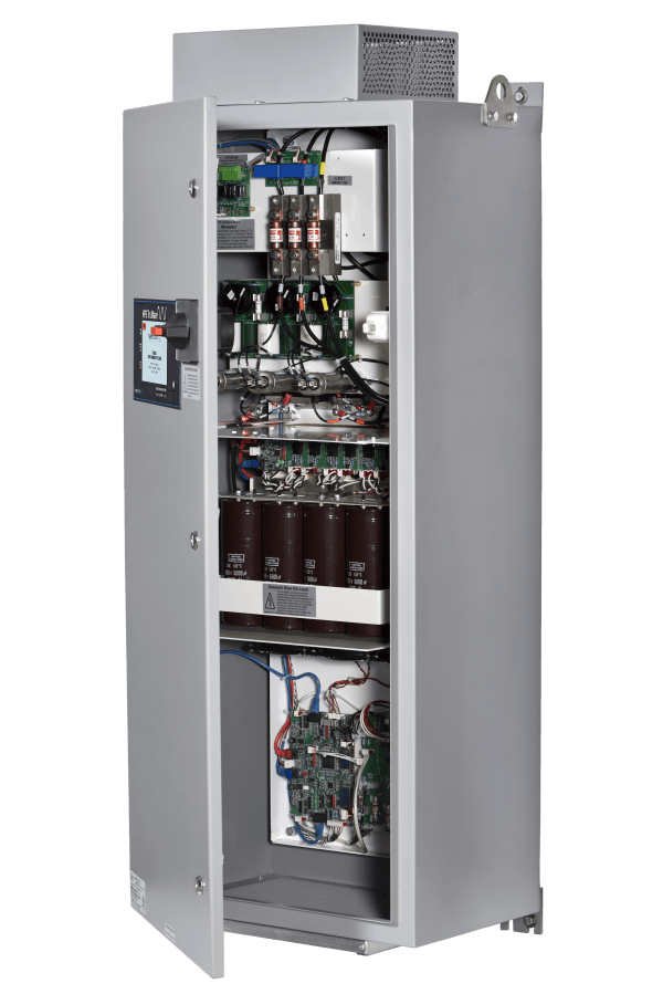 Open door active harmonic filter