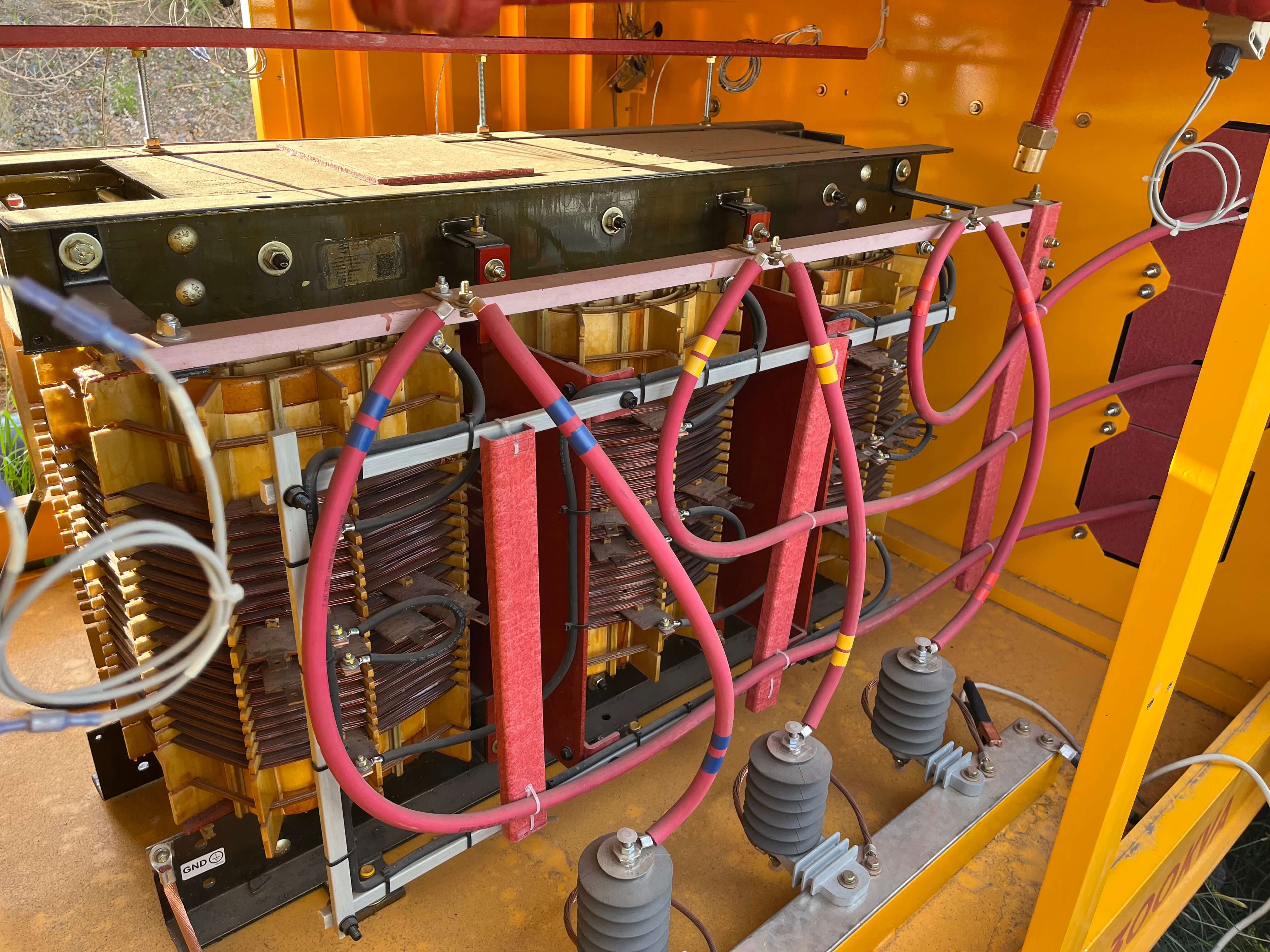 HPS mining transformer open enclosure