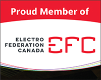 Logo de membre fière de l’Électro-Fédération Canada