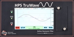 filtro activo de armónicos (FHA) HPS TruWave™ Waveform Display