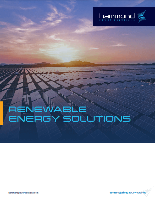 renewable energy solutions brochure title page
