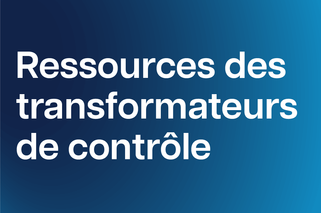 ressources des transformateurs de controle