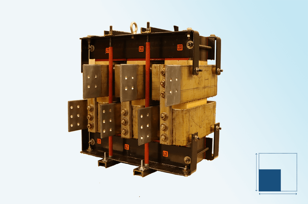 FLC300-03A6155 3 PH Dry Type Reactor 240V 60Hz UL 3HP 3% Impedance