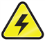 yellow arc flash symbol