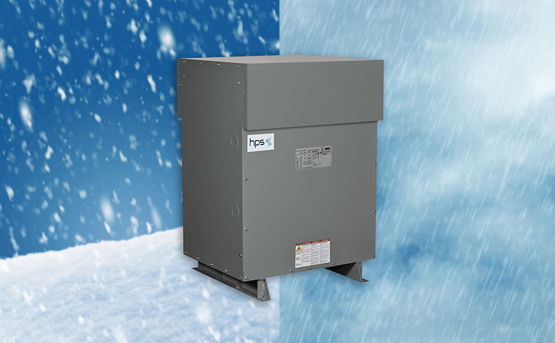 3RE enclosure on snowy background