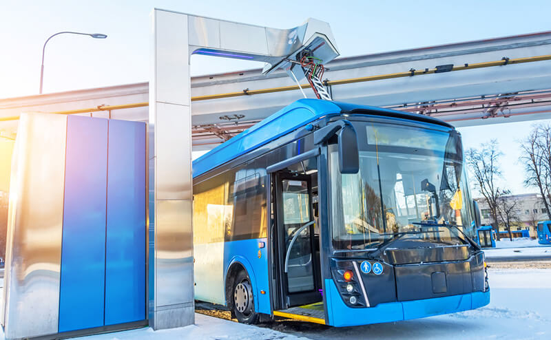 electric bus charging station