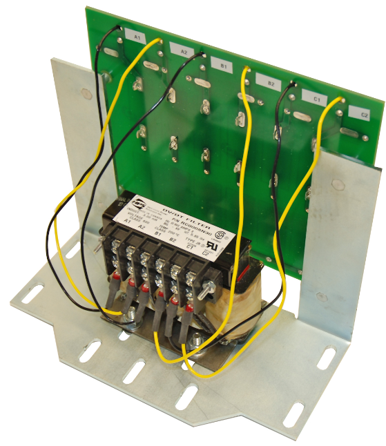 dV/dT Filter Computer chip with wires