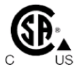 CSA C US logo with triangle